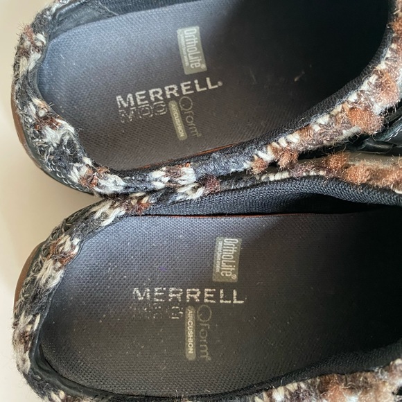 Merrell Encore Scoop Mule Ortholite Strap Black Knit Collar - Picture 4 of 8
